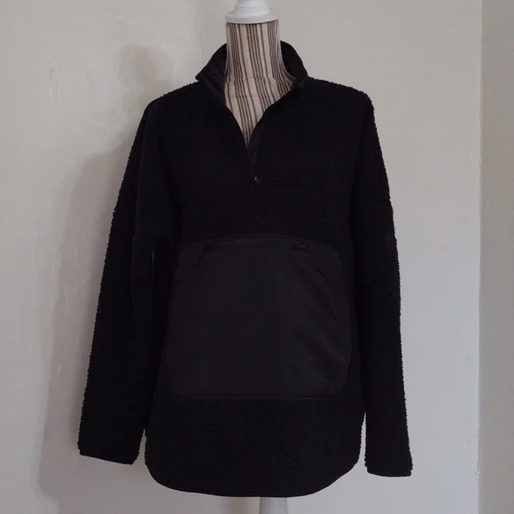 Tuckernuck Sport Black Fleece Cady Quarter Zip Pullover Size M/L SOLD - Picture 15 of 16
